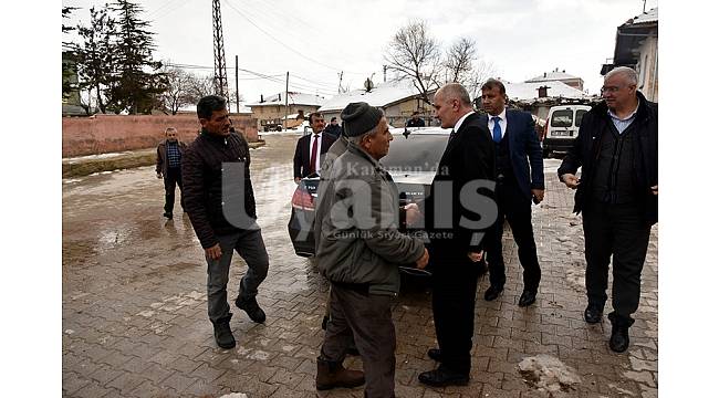 Vali Meral Boyalı Köyünü Ziyaret Etti