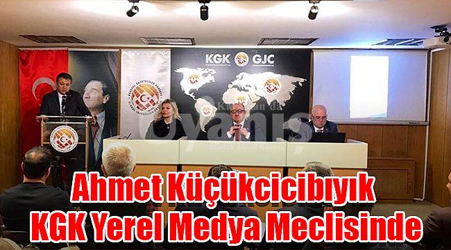 Ahmet Küçükcicibıyık KGK Yerel Medya Meclisinde