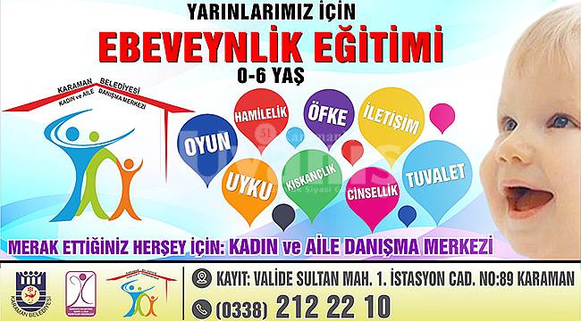 Belediyeden Yarınlarımız İçin Ebeveynlik eğitimi