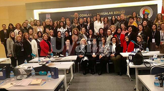 Kadın girişimciler kurulu bilgilendirme seminerine katıldı