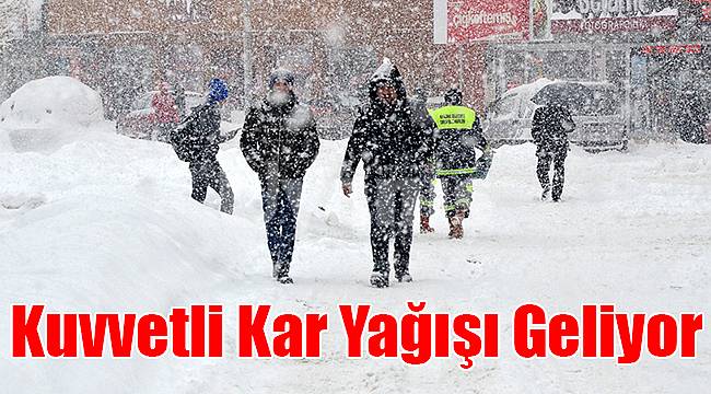 Karaman'a kuvvetli kar yağışı geliyor