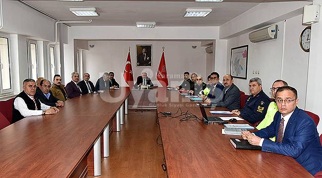 Karaman'da otobüs kazalarının önlenmesine yönelik toplantı yapıldı