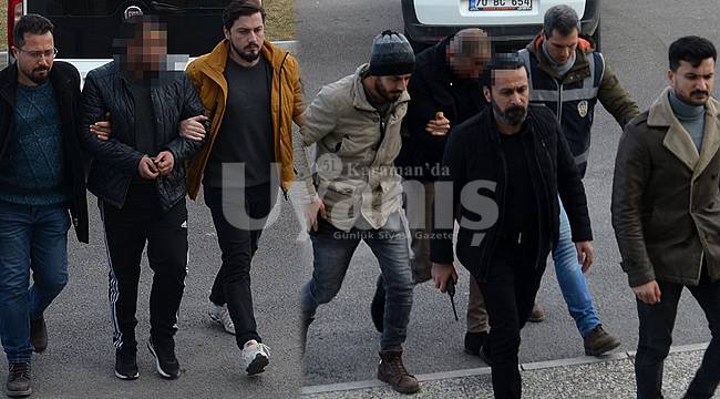 Karaman'da sahte polisler adliyeye sevk edildi