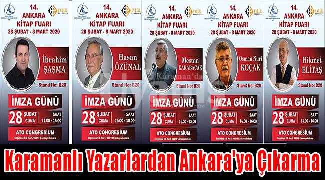 Karamanlı yazarlardan Ankara'ya çıkarma