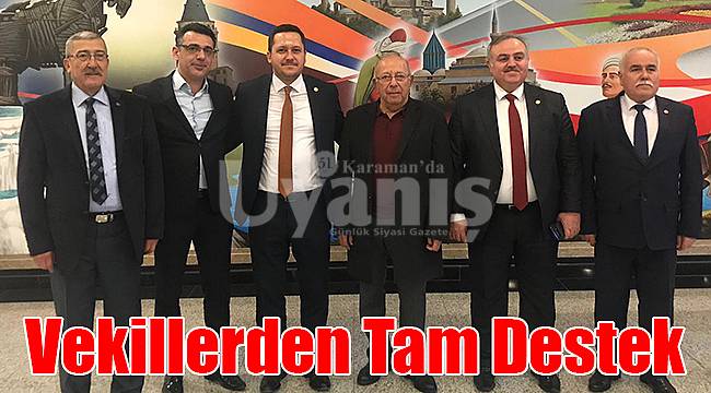 Milletvekilleri Şeker ve Eser’den Karaman Belediyespor’a Tam Destek