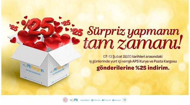 PTT, yüzde 25 indirim kampanyası başlattı