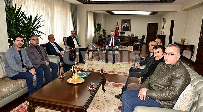 Türk Ocakları Karaman Şubesinden Nezaket Ziyareti