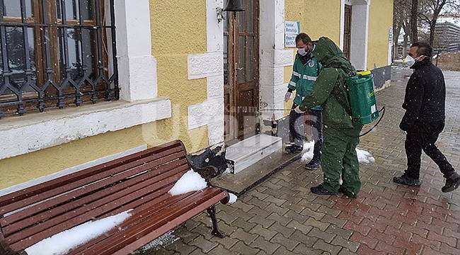 Ayrancı'da Dezenfekte Çalışmaları Aralıksız Sürüyor