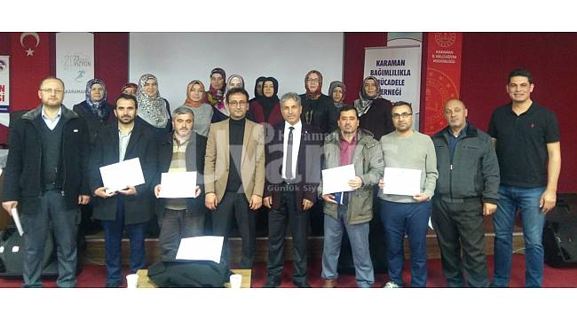 Bağımlılıkla mücadele eğitimi verildi