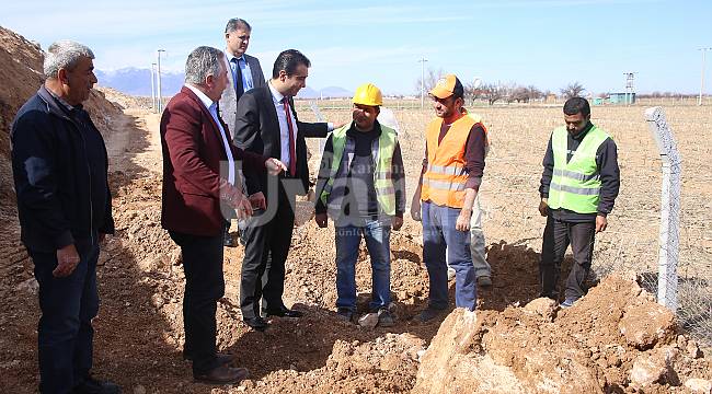 Başkan Kalaycı Altyapı Çalışmalarını İnceledi