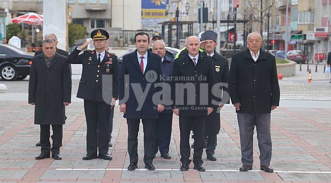 Çanakkale Zaferi çelenk sunma töreni ile kutlandı