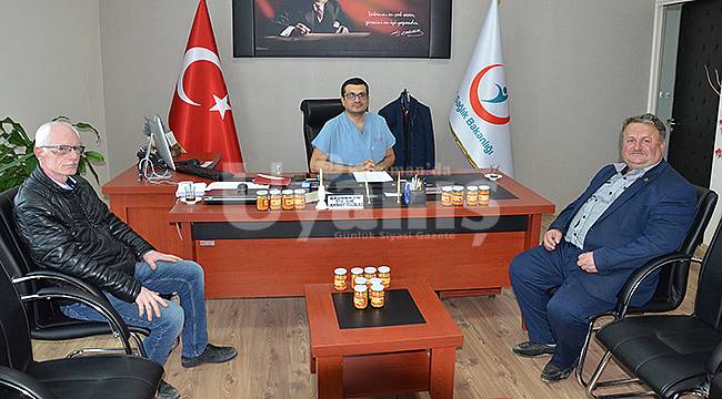 Karaman Arıcılar Birliğinden Hastane Personeline Polen Desteği