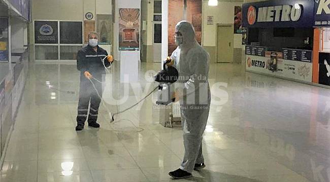 Karaman Belediyesinden Korona Virüsüne Geçit Yok