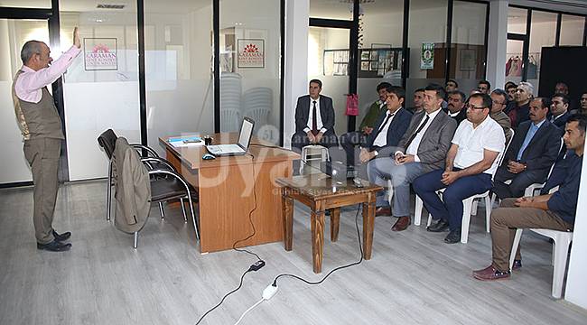 Karaman'da Belediye Otobüs Şoförlerine Eğitim Verildi