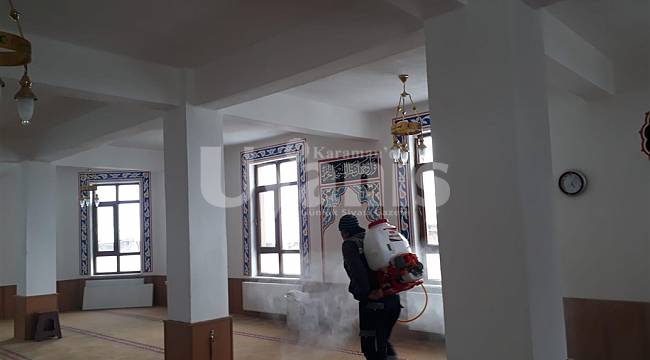 Karaman'da köyler dezenfekte ediliyor