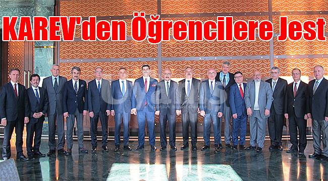 KAREV'den öğrencilere jest