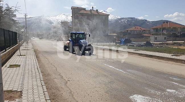 Kazımkarabekir’de dezenfekte çalışmaları devam ediyor