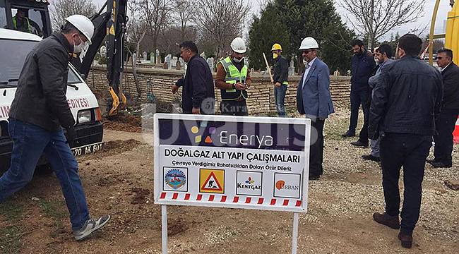Kazımkarabekir'de Doğalgaz Çalışmaları Başladı