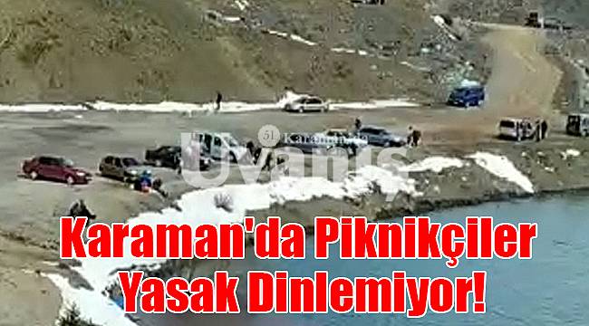 Piknikçiler yasak dinlemiyor!