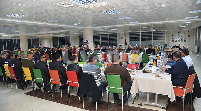 Rektör Akgül güvenlik personeli ile bir araya geldi