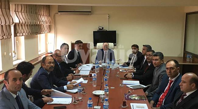 Tarımsal projelerin değerlendirildiği toplantı gerçekleştirildi
