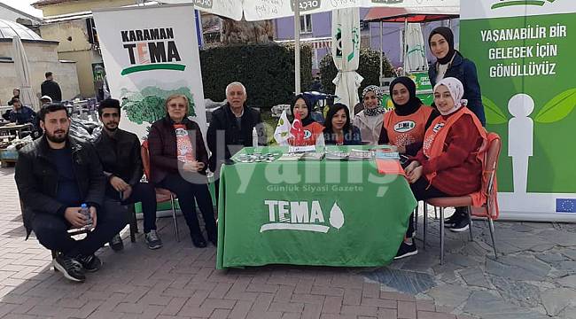 TEMA Vakfı gönüllülük standı açıldı