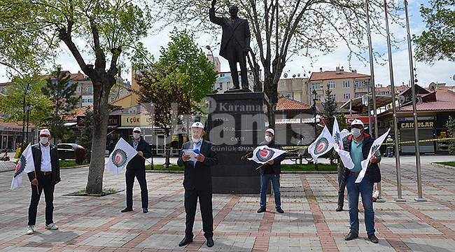 "1 Mayıs Birlik, Mücadele ve Dayanışma Günü Kutlu Olsun"