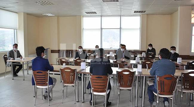 Başkan Halil Kulak Muhtar İle Toplantı Yaptı