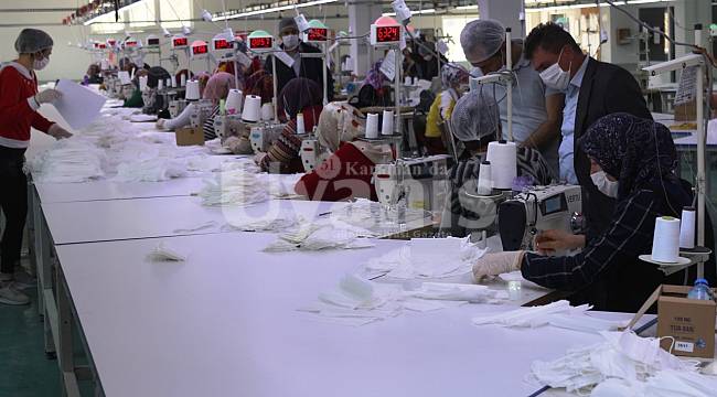 Başyayla'dan Sağlık Bakanlığına maske