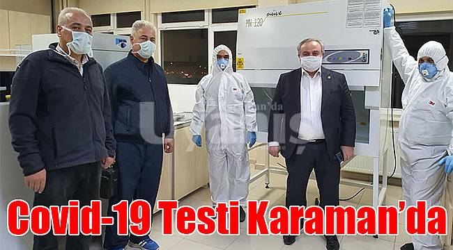 Covid-19 testi Karaman'da