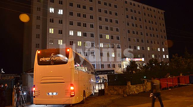 İtalya'dan gelen 194 kişi Karaman'da yurda yerleştirildi