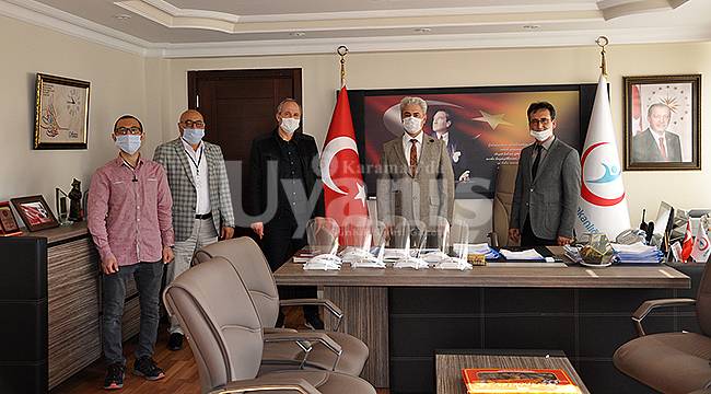 Karaman'da İki Lise Siperlik Maske Üretti