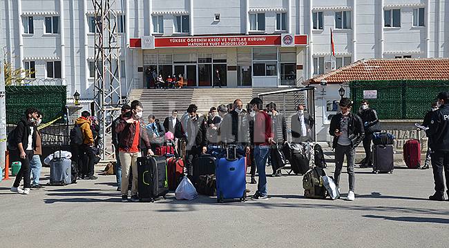 Karaman'da karantina süresi dolanlar evlerine gönderildi