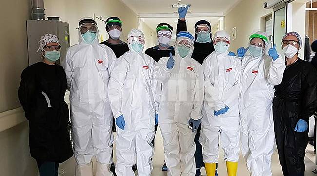 Karaman'da Koronavirüsü yenen hasta taburcu oldu