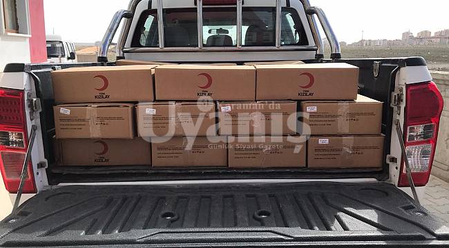 Kızılay'dan Vefa Sosyal Destek Gruplarına Malzeme Desteği