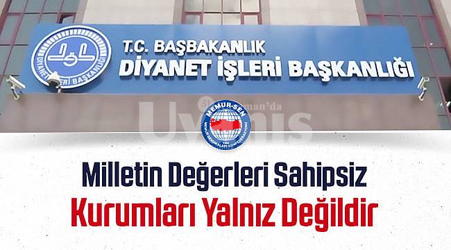 “Milletin değerleri sahipsiz, kurumları yalnız değildir”