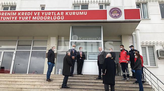 Vali Meral Öğrenci Yurdunda İncelemelerde Bulundu