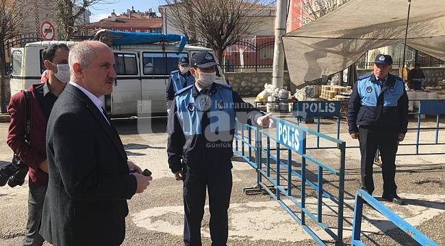 Vali Meral Semt Pazarında İncelemelerde Bulundu