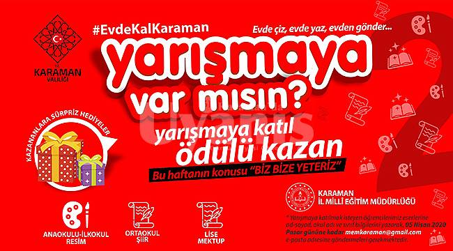 Yarışmanın Bu Haftaki Konusu: "Biz Bize Yeteriz"