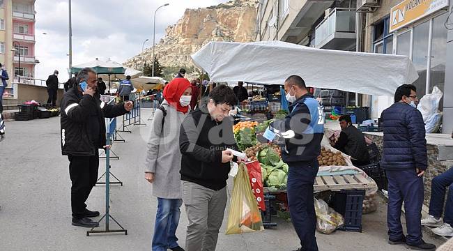 Zabıta ekipleri tedbiri elden bırakmıyor