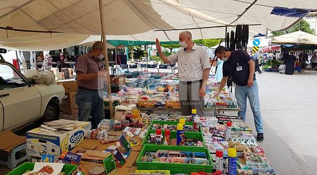 Çağlayan Pazar müşteri ve esnafını da yalnız bırakmadı