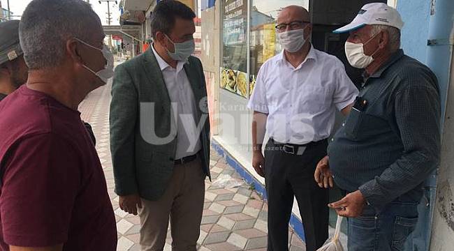CHP Karaman İl Başkanlığı Ayrancı ilçesini ziyaret etti