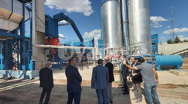 İl Özel İdaresi asfalt sezonu için asfalt pilentini çalıştırdı