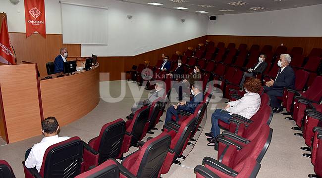 Karaman'da il umumi hıfzıssıhha kurulu toplandı