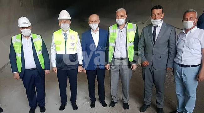 Ulaştırma Bakanı Karaman-Ulukışla hızlı tren projesini inceledi