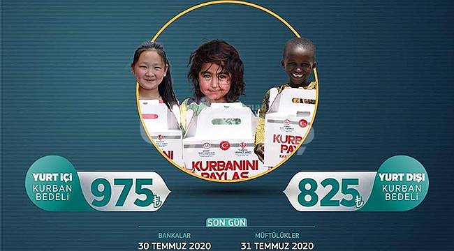 2020 yılı vekaletle kurban fiyatları belli oldu