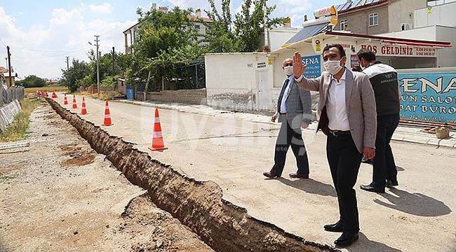 Başkan Kalaycı Saha Çalışmalarını Yerinde İnceledi