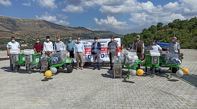 Çiftçilere makine ekipman desteği