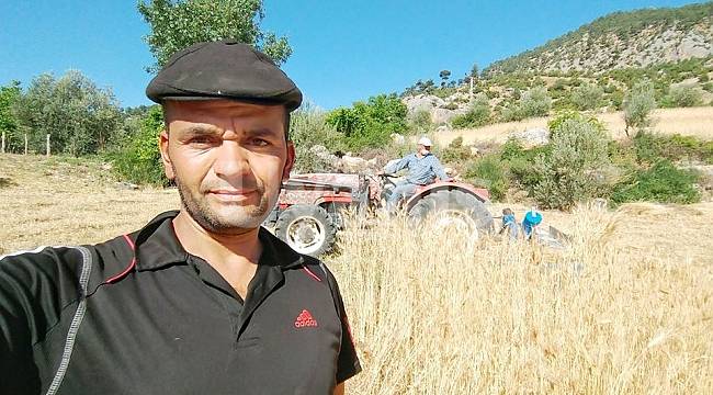 Ermenek bölgesinin ilk buğday hasadı yapıldı