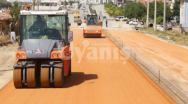 İkinci Organize Sanayi Yolu Asfaltlanıyor